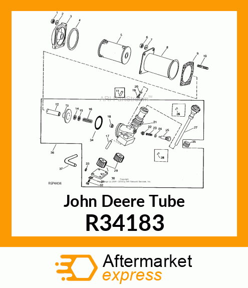 TUBE, OIL PUMP INTAKE R34183