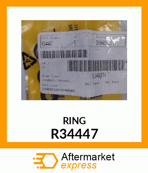 WASHER,RUBBER R34447