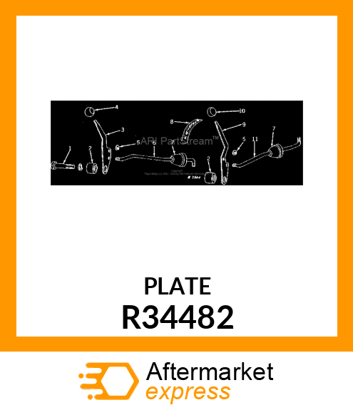 LEVER,SELECTIVE CONTROL VALVE OUTER R34482