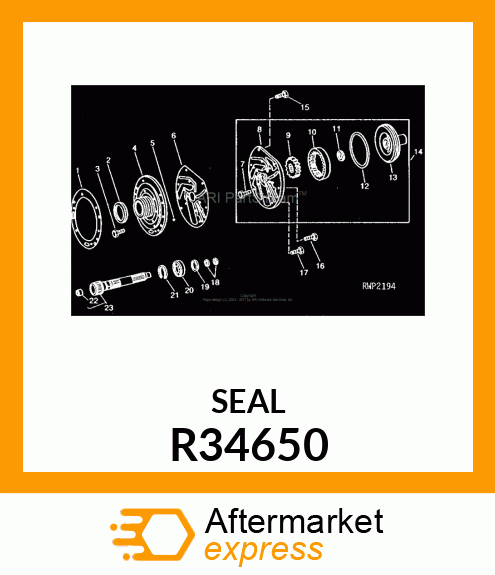 SEAL,OIL R34650