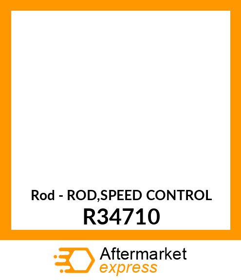 Rod - ROD,SPEED CONTROL R34710