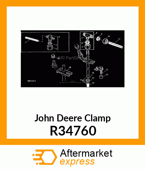 CLAMP WITH SCREW R34760