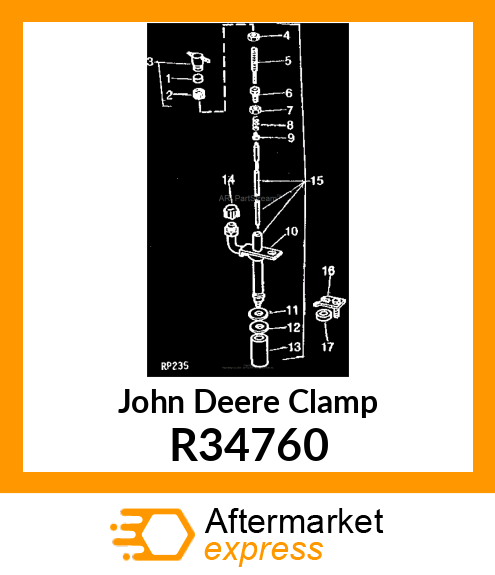 CLAMP WITH SCREW R34760