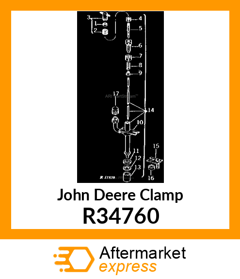 CLAMP WITH SCREW R34760