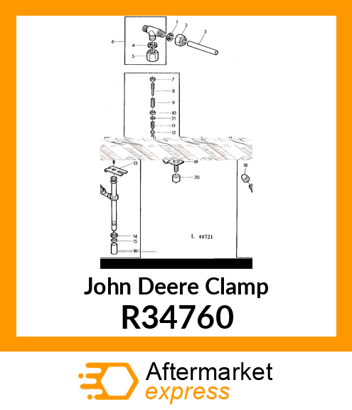 CLAMP WITH SCREW R34760