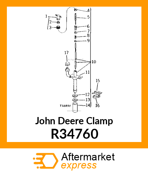 CLAMP WITH SCREW R34760