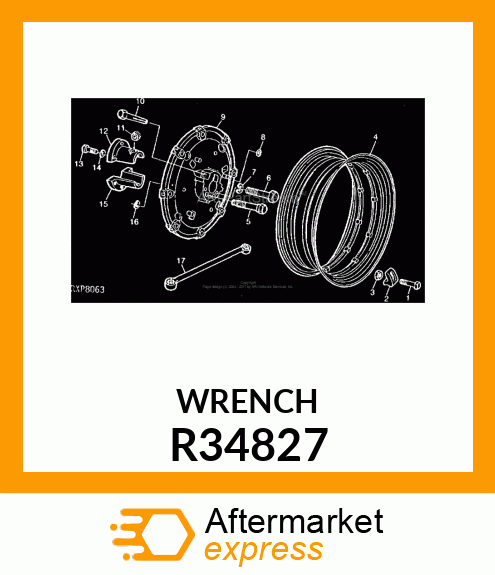 WRENCH,DOUBLE END BOX R34827