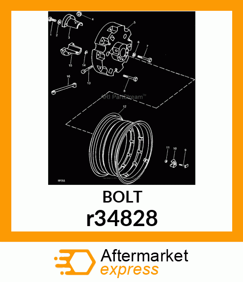 SCREW, HEX HEAD r34828