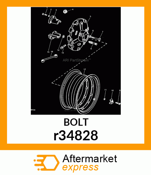 SCREW, HEX HEAD r34828