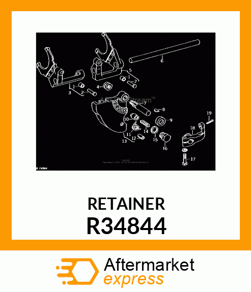 Retainer Gear Shifter Pawl R34844