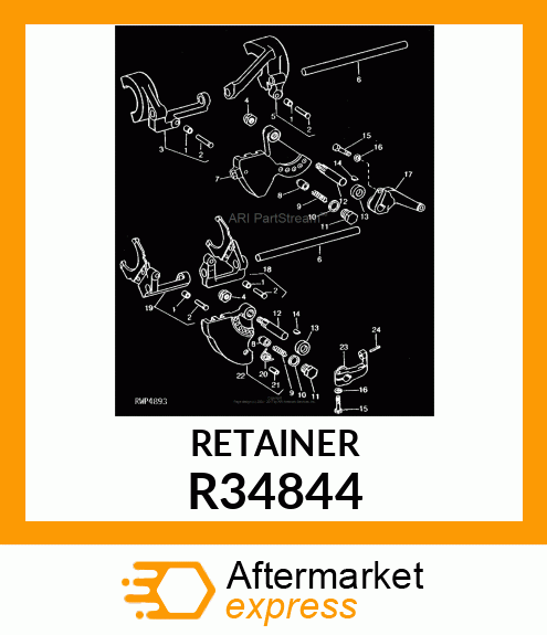 Retainer Gear Shifter Pawl R34844