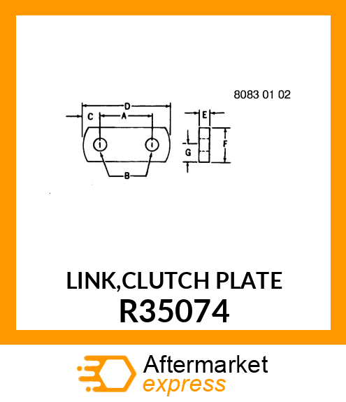 LINK,CLUTCH PLATE R35074