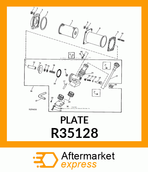 PLATE,LOCK R35128