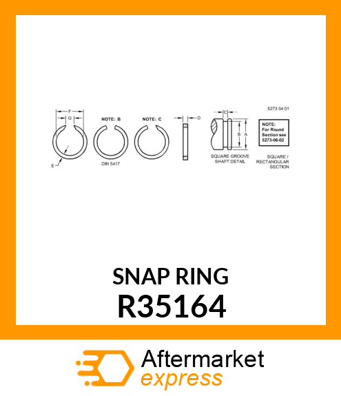 RING,SNAP R35164