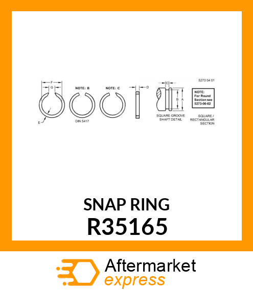 RING,SNAP R35165