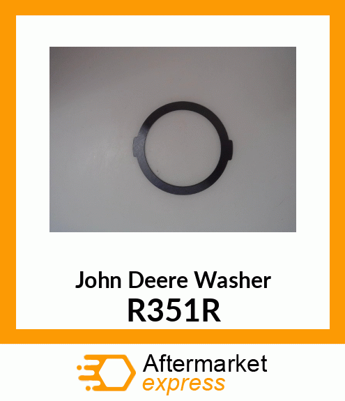 WASHER,THRUST LEFT MAIN BEARING R351R