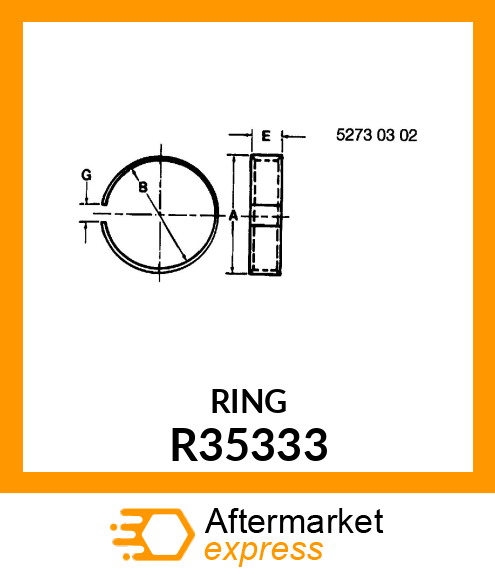 RING,SPECIAL RETAINING R35333