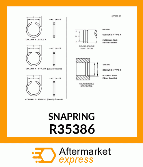 RING,SNAP R35386