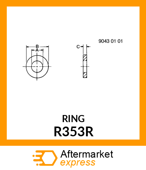 PACKING CRANKSHAFT GEAR R353R