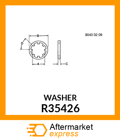 WASHER,THRUST R35426