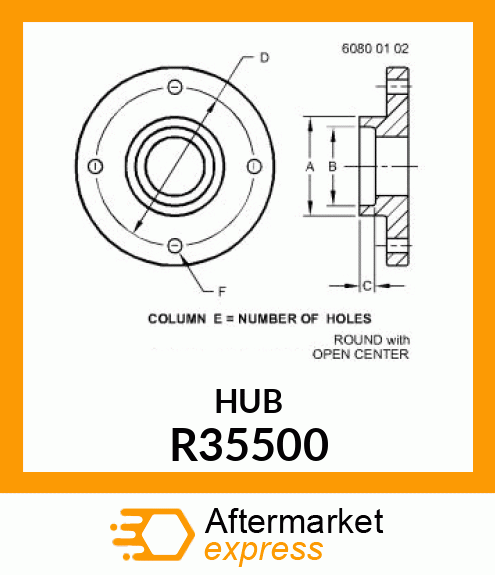 Bearing Housing W/O Bearing R35500