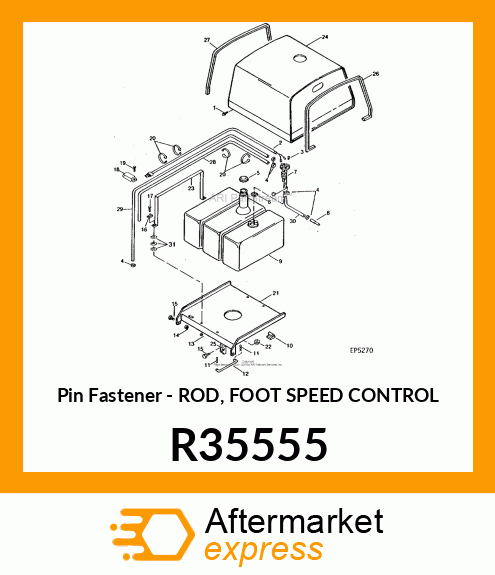 Pin Fastener R35555