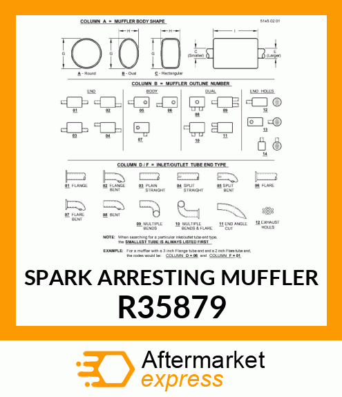 Spark Arresting Muffler R35879