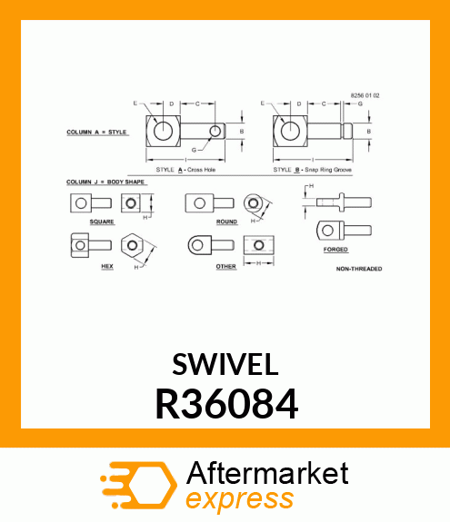 SWIVEL R36084