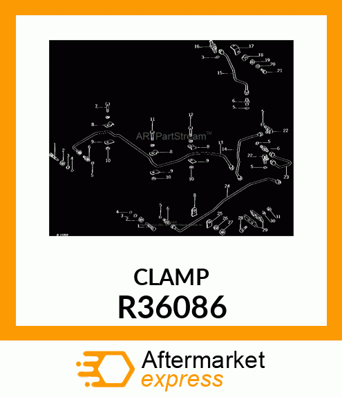 CLAMP,BRAKE LINE R36086