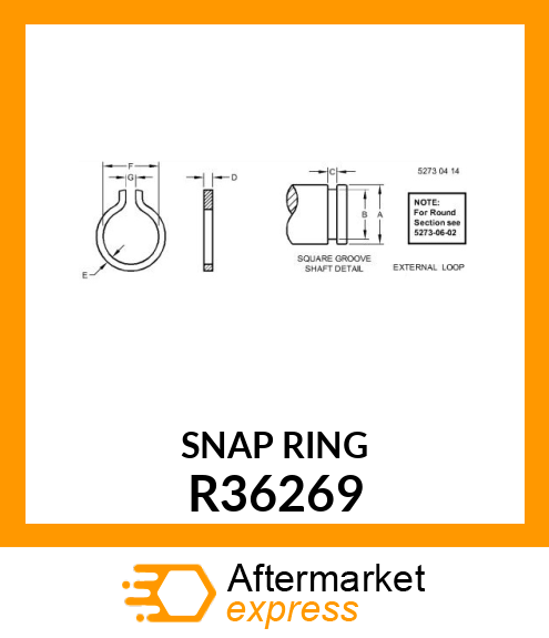 RING,SNAP R36269