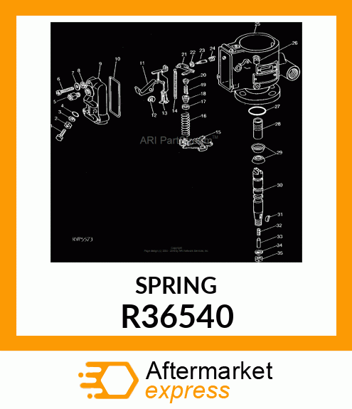 SPRING R36540