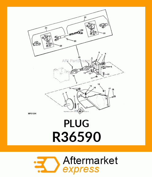 PLUG, BUTTON R36590