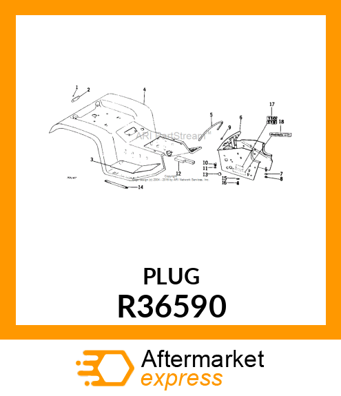 PLUG, BUTTON R36590