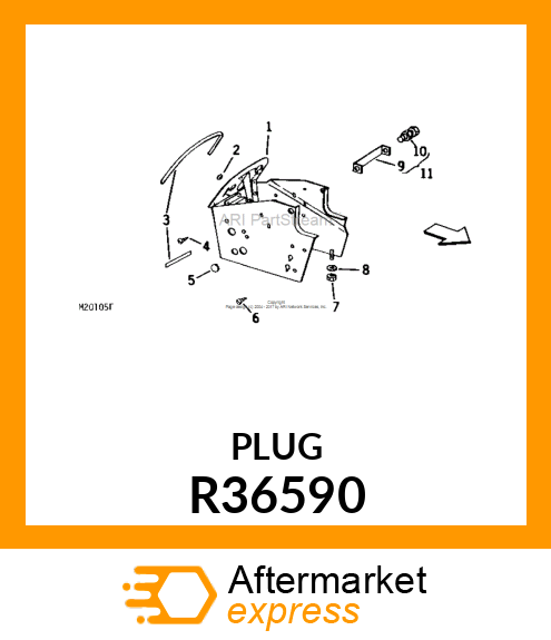 PLUG, BUTTON R36590