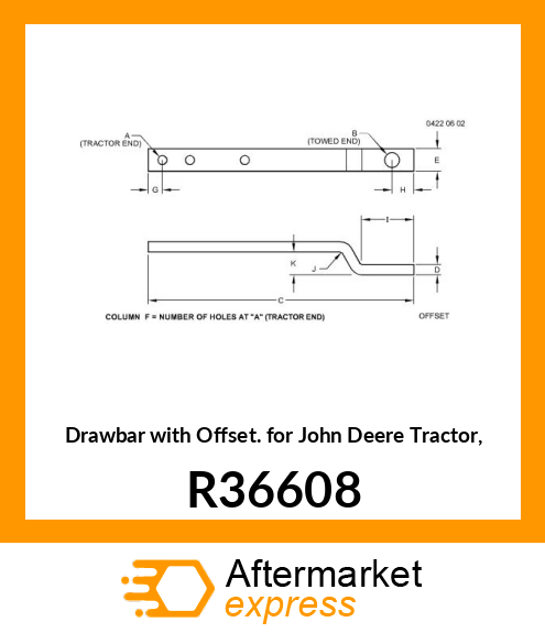 Drawbar R36608