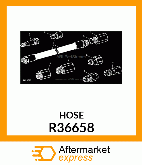 HYDRAULIC HOSE R36658