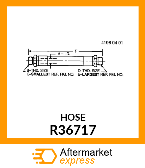 LINE,FLEXIBLE OIL R36717