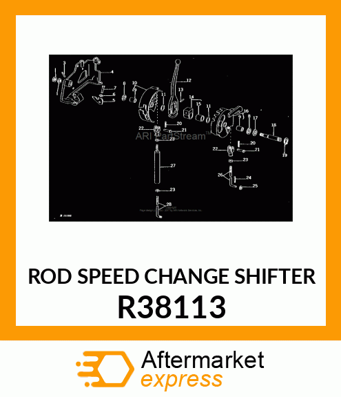 ROD SPEED CHANGE SHIFTER R38113