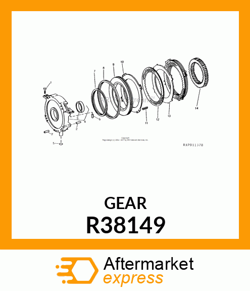 Gear R38149