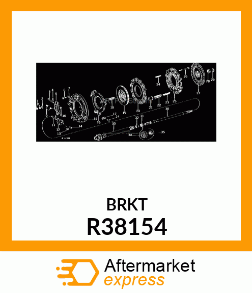 LEVER,POWER SHAFT CLUTCH OPERATING R38154