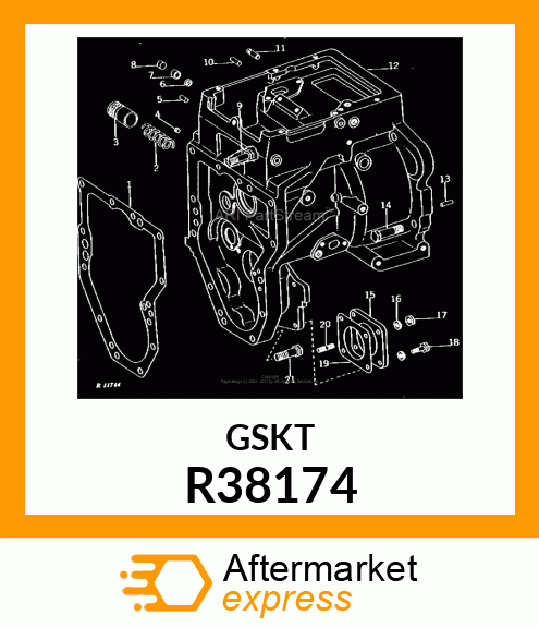 GASKET,CLUTCH HSG R38174