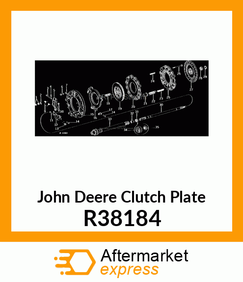 PLATE,CLUTCH R38184