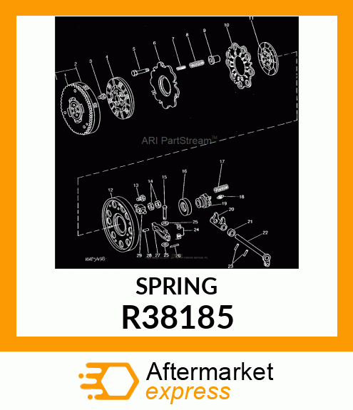 SPRING,CLUTCH R38185