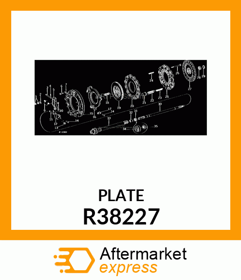 PLATE,THRUST R38227