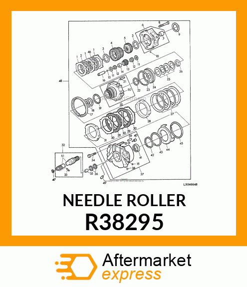 ROLLER, BEARING R38295