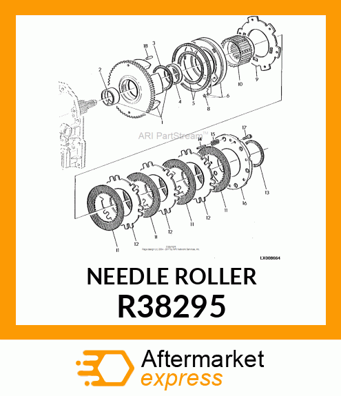 ROLLER, BEARING R38295