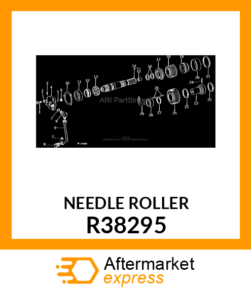 ROLLER, BEARING R38295