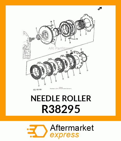 ROLLER, BEARING R38295