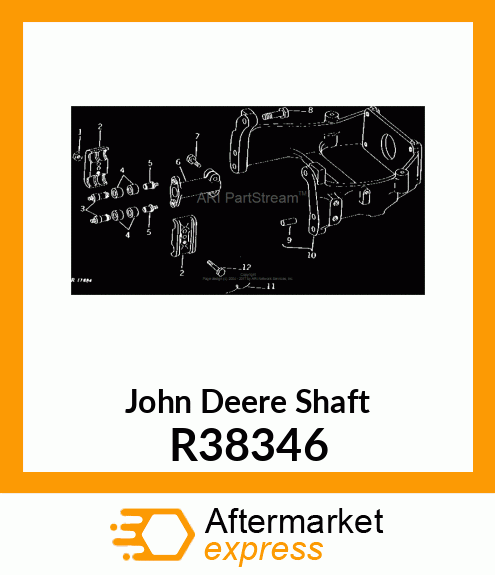 SHAFT,HYD PUMP DRIVE R38346