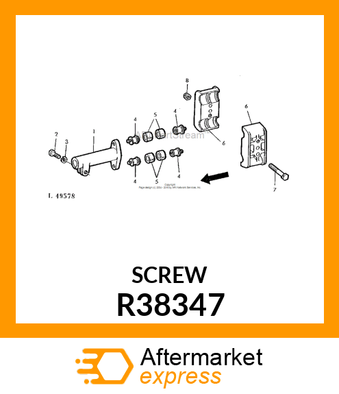 SCREW,SPECIAL PUMP DRIVE R38347